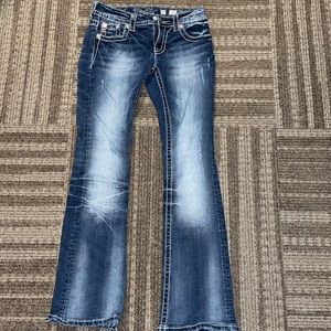 Miss Me boot cut cross jeans size 27.